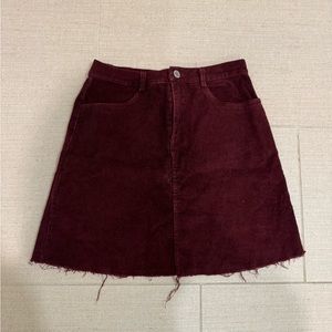 Brandy Melville Mini Skirt Corduroy